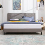 Upholstered Platform Bed - Chic Decora