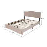 Upholstered Platform Storage Bed - Chic Decora