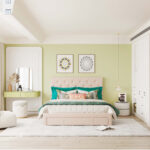 Upholstered Platform Storage Bed - Chic Decora