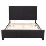 Upholstered Slat Bed - Chic Decora