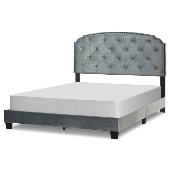 Upholstered Standard Bed - Chic Decora