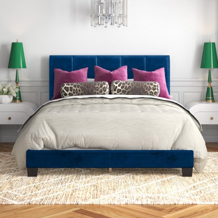 Upholstered Standard Bed - Chic Decora