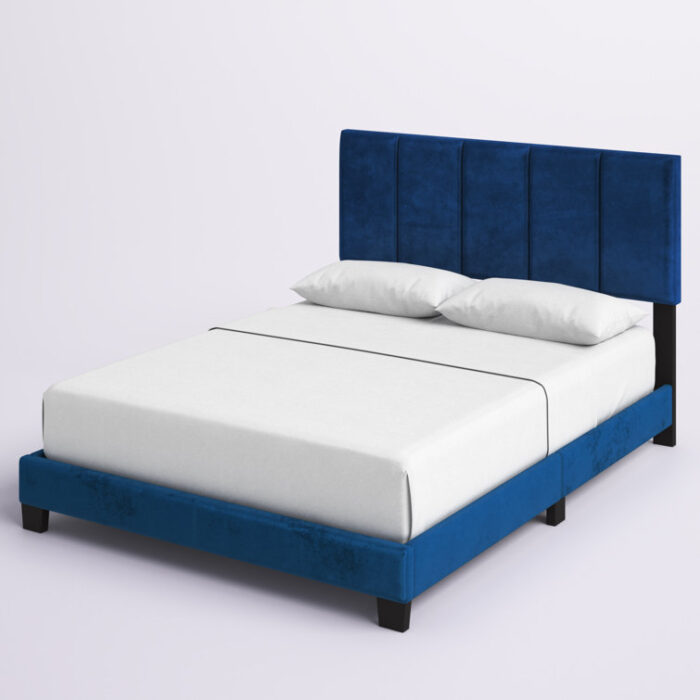 Upholstered Standard Bed - Chic Decora