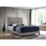 Upholstered Standard Bed - Chic Decora