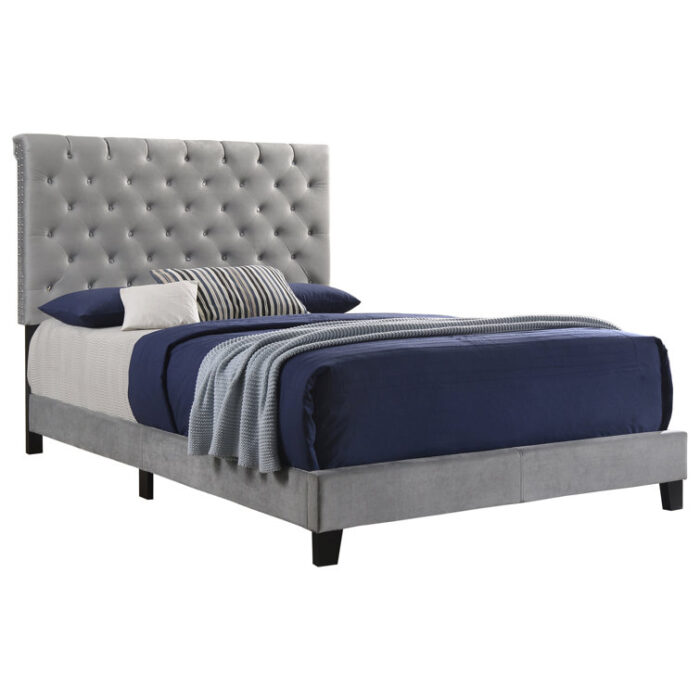 Upholstered Standard Bed - Chic Decora