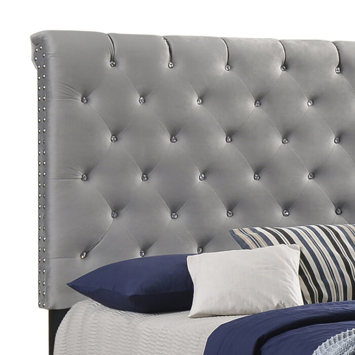 Upholstered Standard Bed - Chic Decora