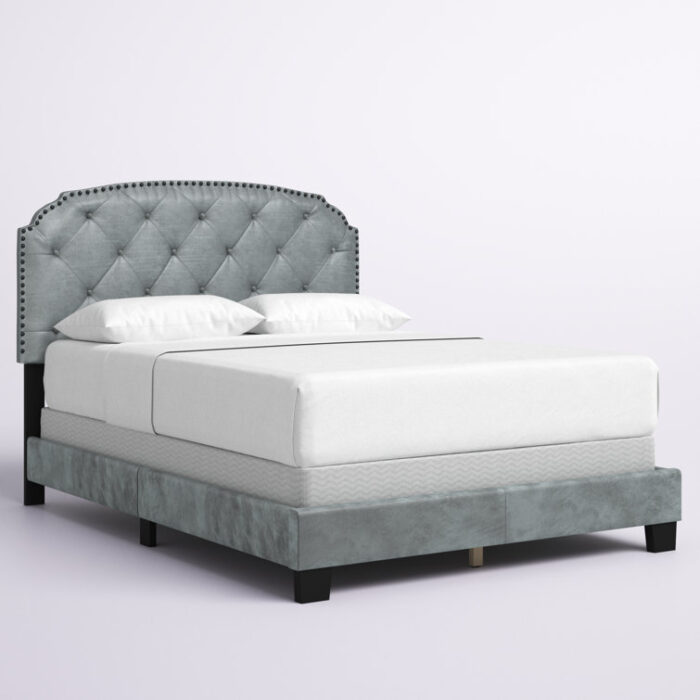 Upholstered Standard Bed - Chic Decora