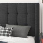 Upholstered Wingback Bed - Chic Decora