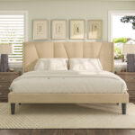 Upholstered Wingback Bed - Chic Decora