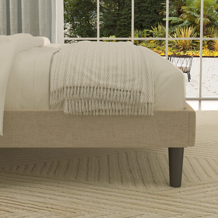 Upholstered Wingback Bed - Chic Decora