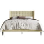 Upholstered Wingback Bed - Chic Decora