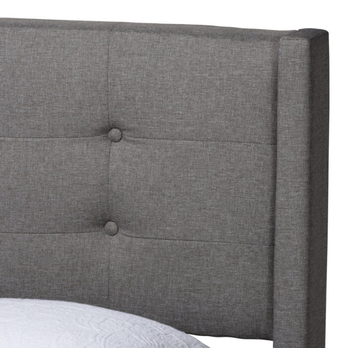 Upholstered Wingback Bed - Chic Decora