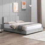 Upholstered Wingback Storage Bed - Chic Decora