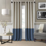 Alexander Polyester Room Darkening Curtain Pair (Set of 2) - Chic Decora