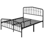 Valor Bed Frames Metal Platform Bed with Headboard - Chic Decora