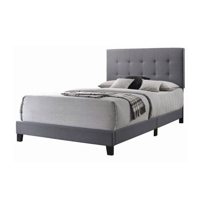 Vance Upholstered Standard Bed - Chic Decora