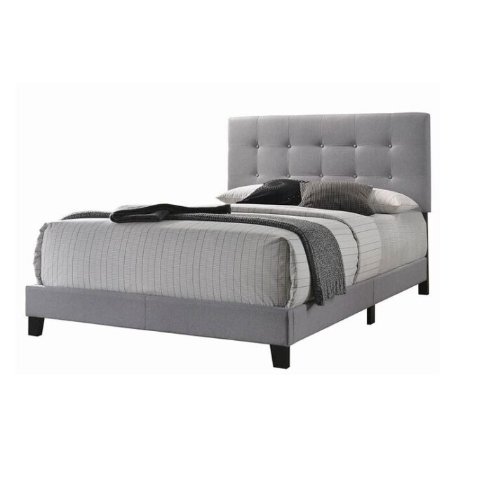 Vance Upholstered Standard Bed - Chic Decora