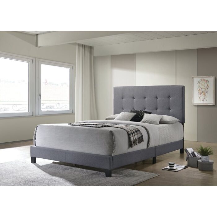 Vance Upholstered Standard Bed - Chic Decora