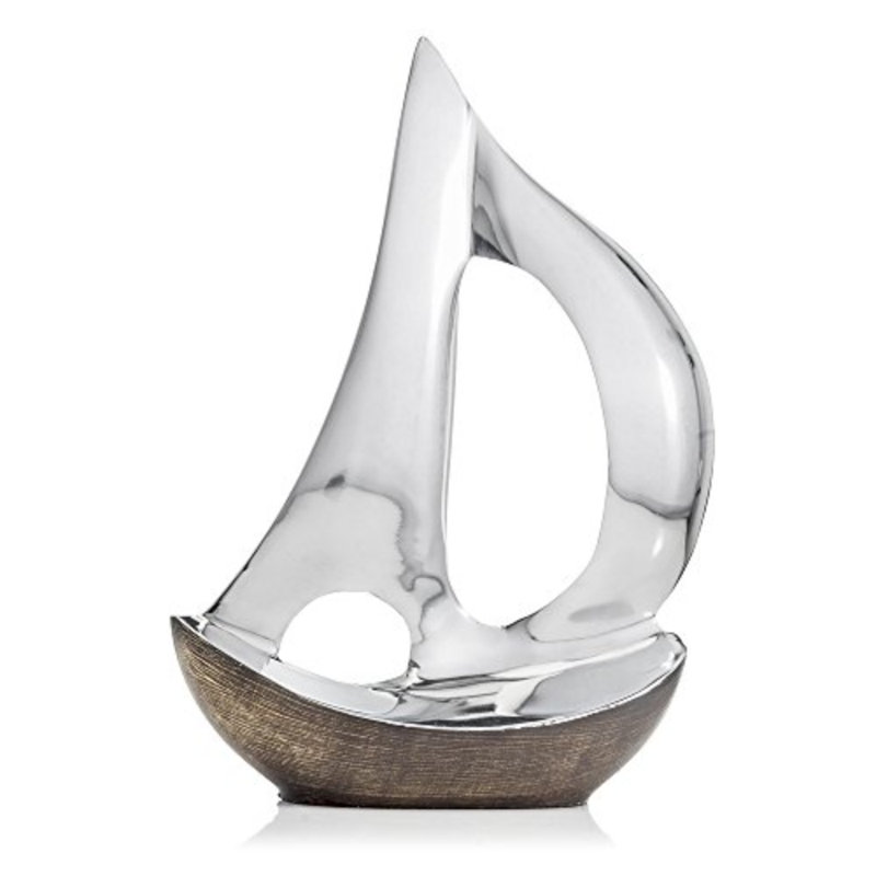 Velero Dark Hull Sailboat - Chic Decora