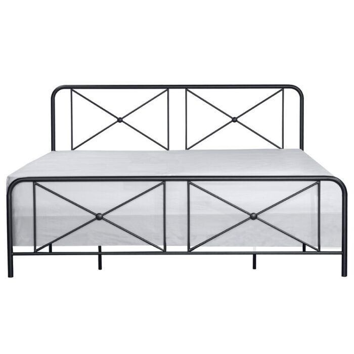 Verbana Metal Open-Frame Bed - Chic Decora