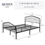 Verena Metal Spindle Bed - Chic Decora