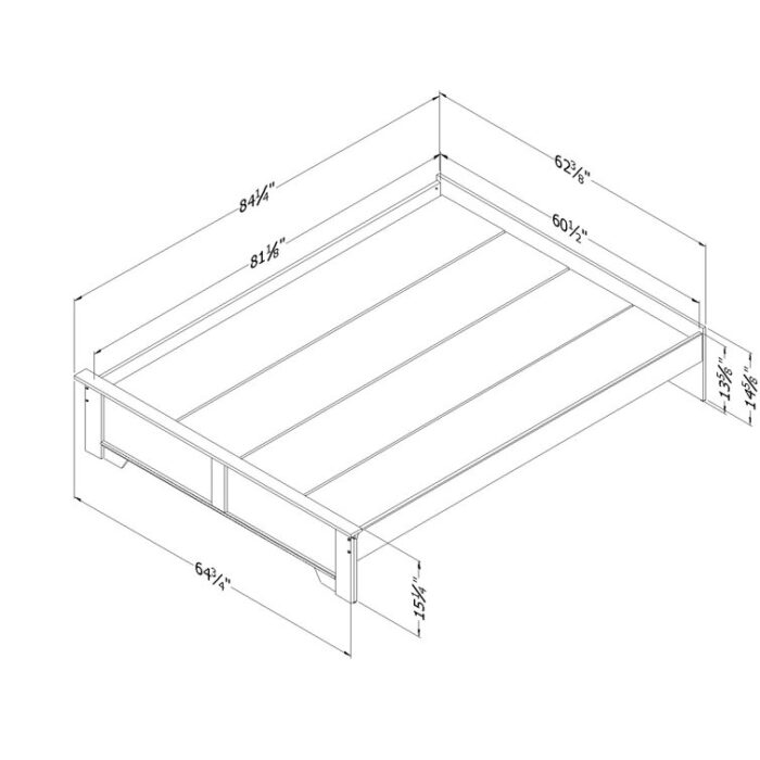 Versa Queen Platform Bed - Chic Decora