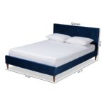 Vess Upholstered Platform Bed - Chic Decora