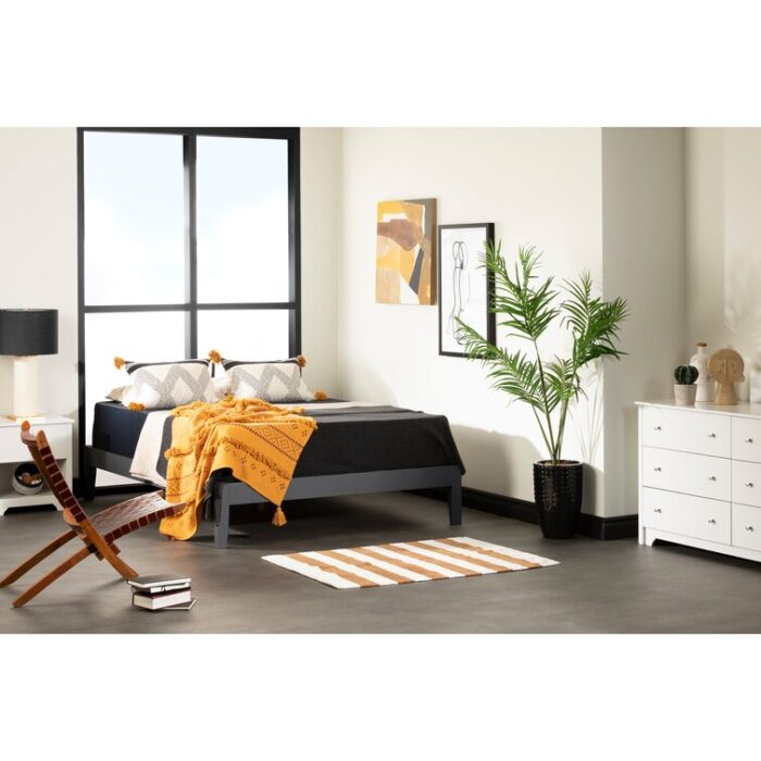 Vito Solid Wood Platform Bed - Chic Decora