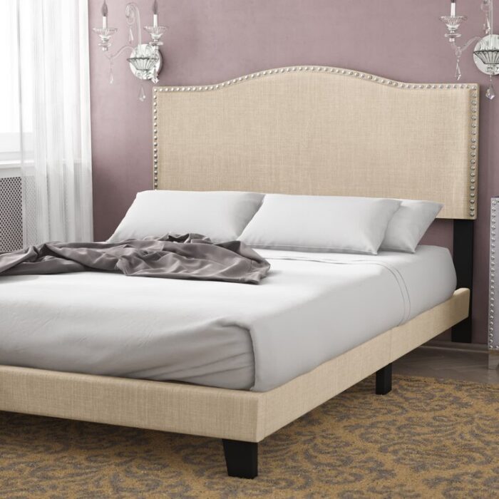 Vyron Upholstered Panel Bed - Chic Decora