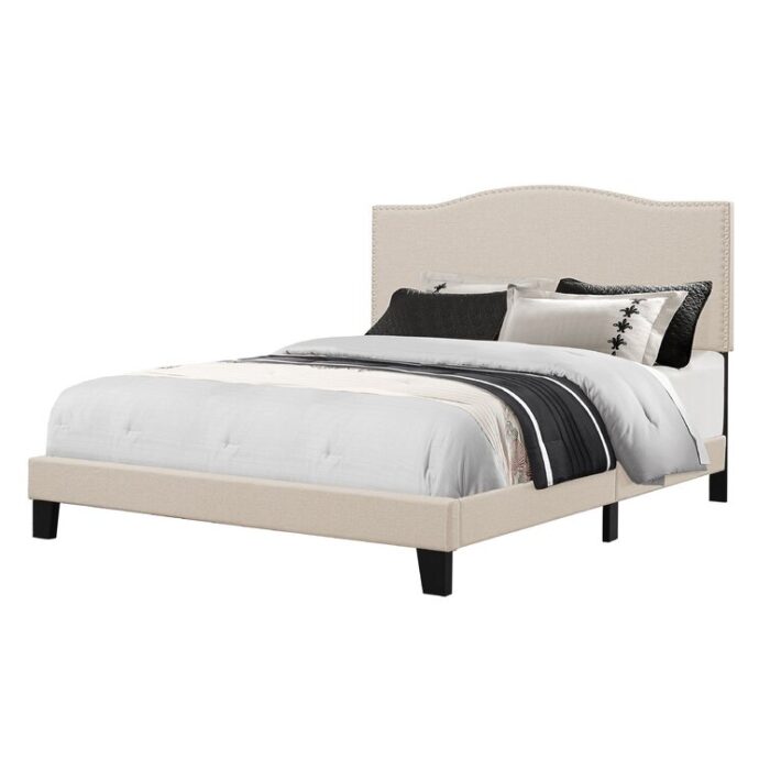 Vyron Upholstered Panel Bed - Chic Decora