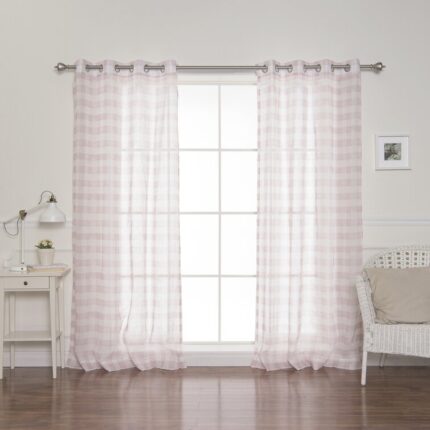 Authier Cotton Blend Room Darkening Curtain Pair (Set of 2) - Chic Decora