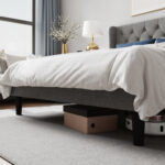 Walace Upholstered Wingback Bed - Chic Decora