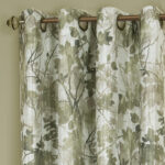 Warrenup Floral Energy Efficient 98% Blackout Thermal Grommet Lined Curtain Panels (Set of 2) (Set of 2) - Chic Decora