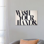 Wash Your Hands – Print on Canvas - Chic Decora