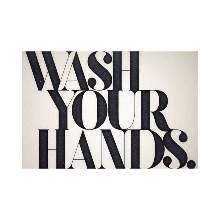 Wash Your Hands – Print on Canvas - Chic Decora