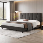 Watse Upholstered Sleigh Bed - Chic Decora