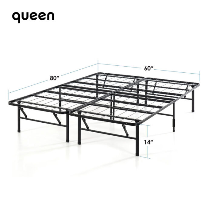 Wayfair Sleep„ 14″ Foldable Steel Bed Frame - Chic Decora