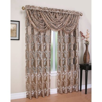 Weinstock Synthetic Sheer Curtain Pair (Set of 2) - Chic Decora