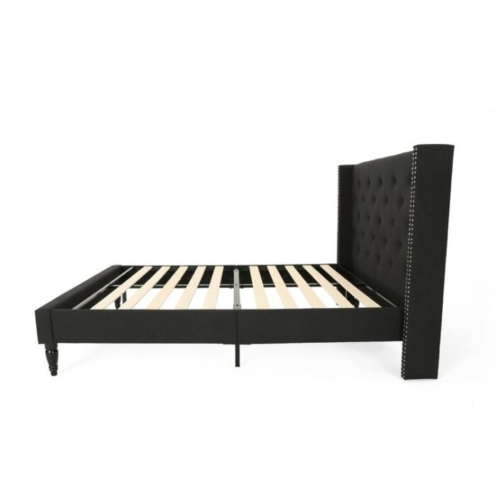 Wellow Upholstered Wingback Bed - Chic Decora