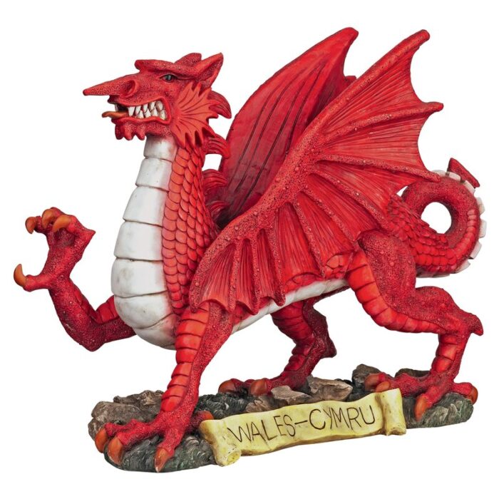 Welsh Dragons Handmade Fantasy & Sci-Fi Figurines & Sculptures - Chic Decora