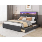 Westberg Upholstered Platform Bed - Chic Decora