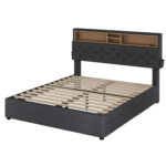 Westberg Upholstered Platform Bed - Chic Decora