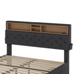 Westberg Upholstered Platform Bed - Chic Decora