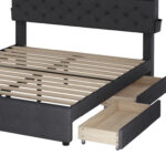 Westberg Upholstered Platform Bed - Chic Decora