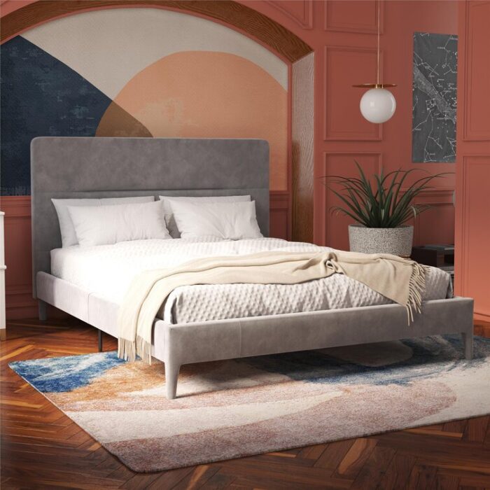 Westerleigh Upholstered Platform Bed - Chic Decora