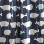 Whale Polyester Room Darkening Curtain Pair (Set of 2) - Chic Decora