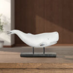 Whale Resin Decor Statue - Chic Decora