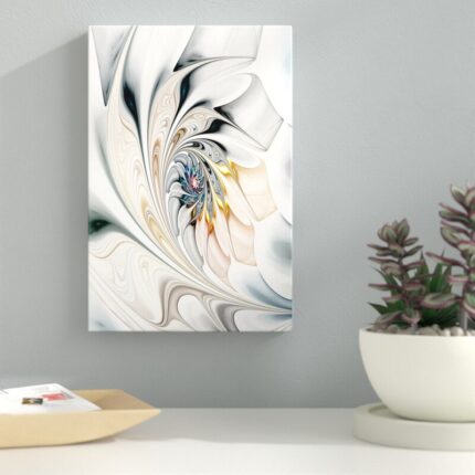 White Stained Art – Print - Chic Decora