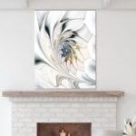 White Stained Art – Print - Chic Decora