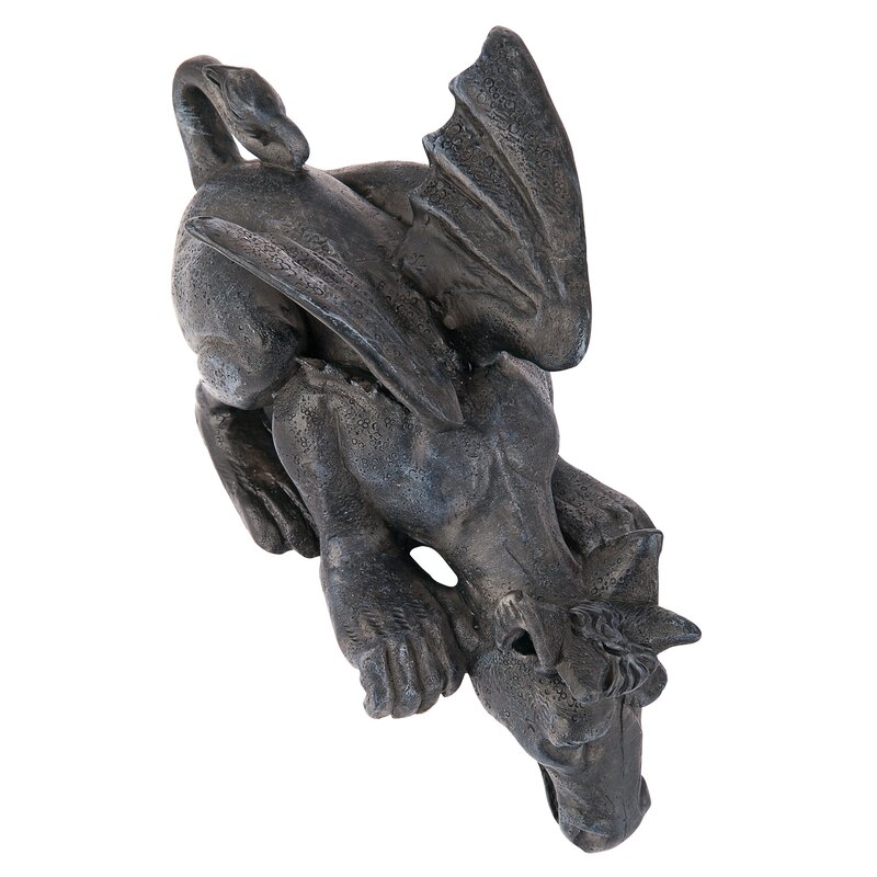 Whittingford The Chagrined Sitting Dragon Figurine - Chic Decora